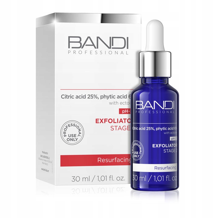 Bandi Stage 2 Exfoliator – Kwas Cytrynowy 25%, Fitowy 6% i Ektoina 1% 50ml