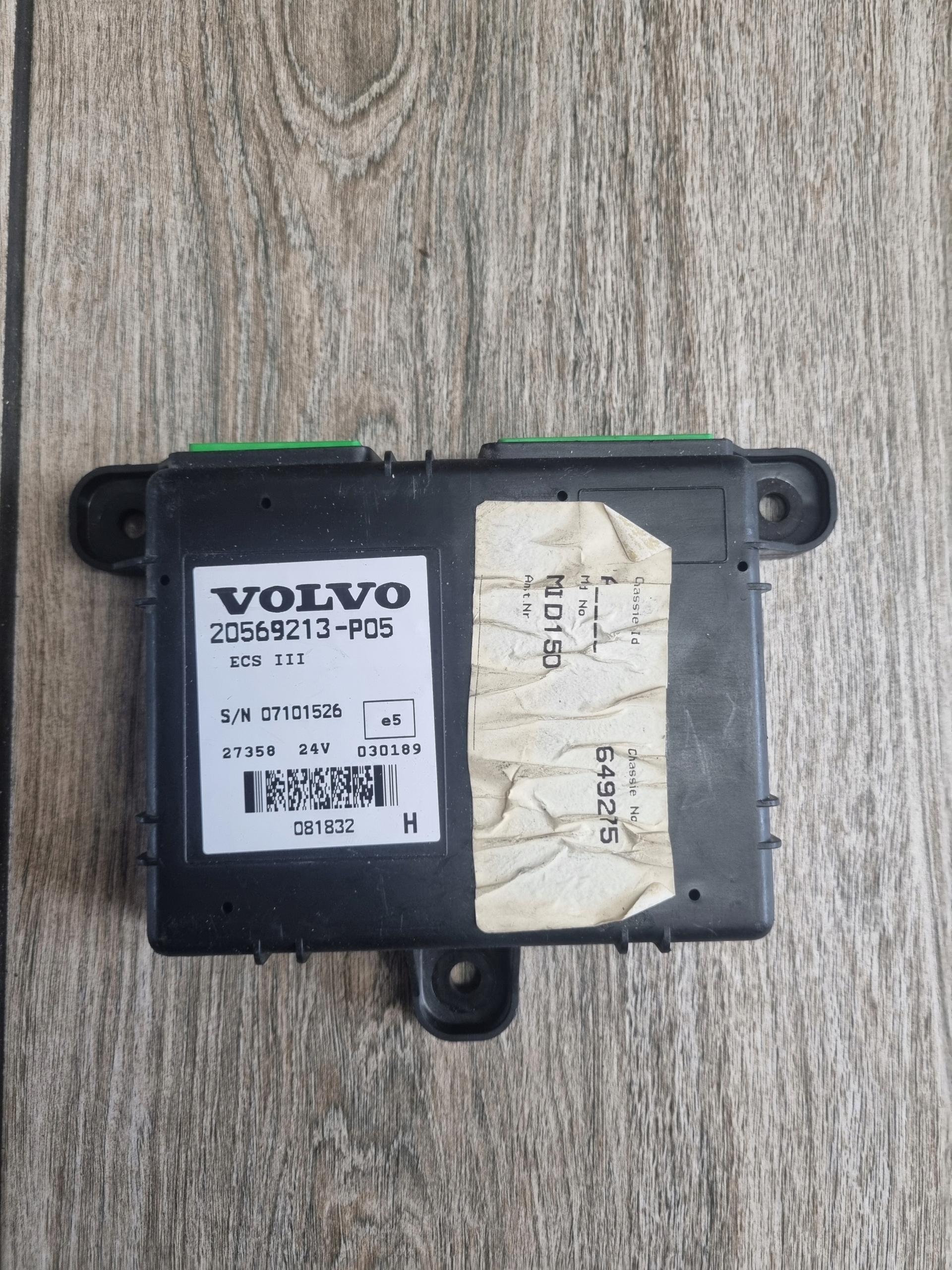 МОДУЛЬ УПРАВЛІННЯ КАСЕТА ECS III VOLVO ФШ FM ФЕ FL