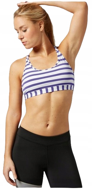 Stanik sportowy Reebok Yoga Striped B89537