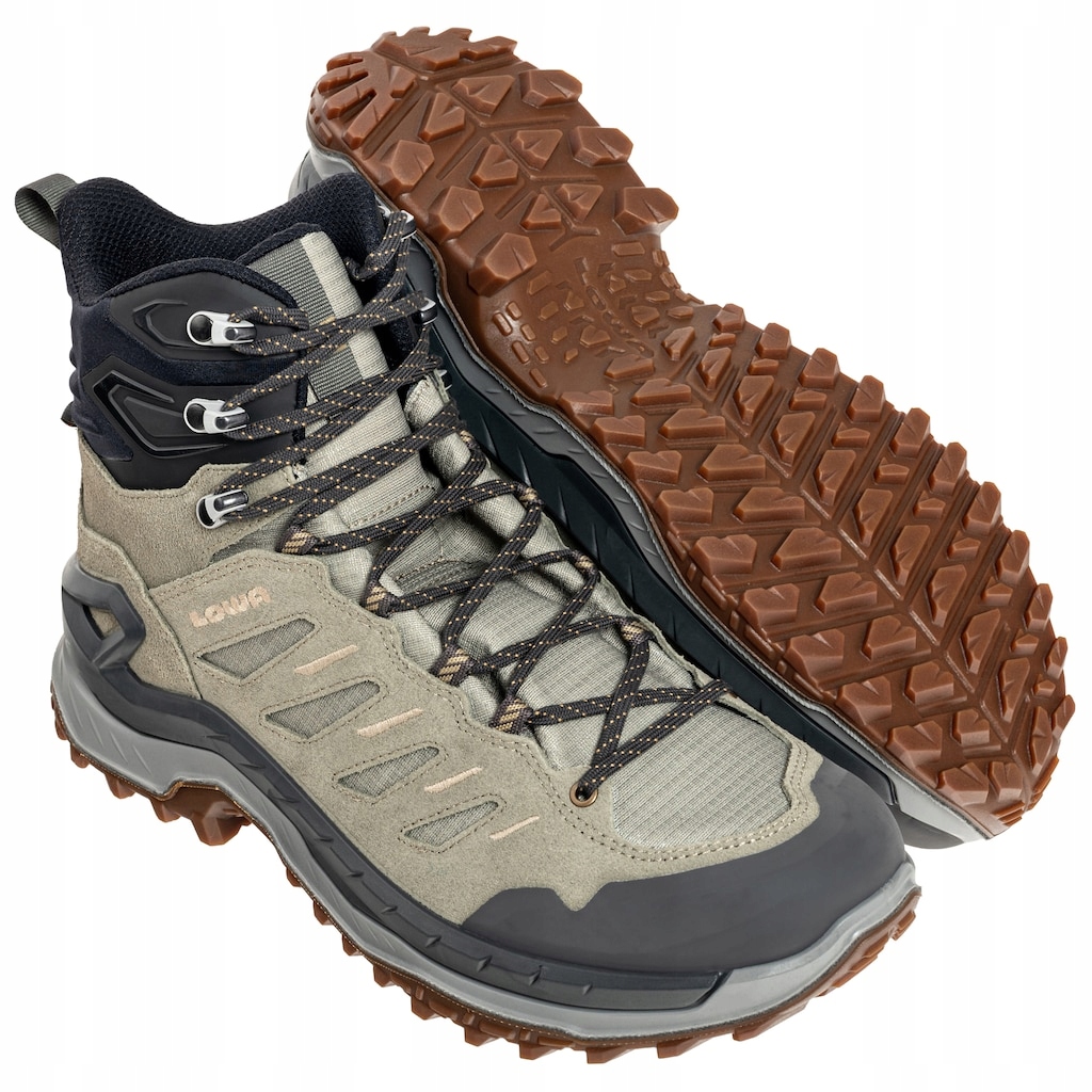 Turistická vysoká turistická obuv Lowa Innovo Gtx MID Seaweed/Dune 42,5