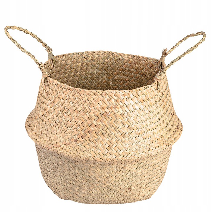 

Osłonka Na Doniczkę Koszyk Pleciony Boho 46X48CM