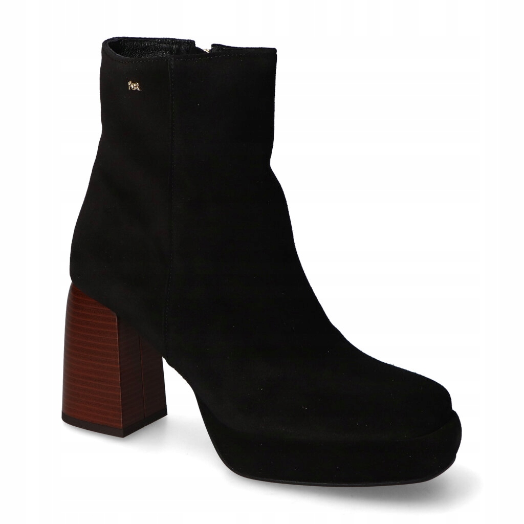 Kotníkové Boty Karino 4814/003-F Černý semiš 39
