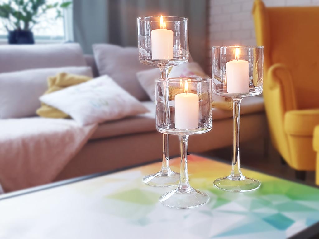 ZESTAW 16 ŚWIECZEK 10x5 cm BIAŁA ŚWIECA WALEC ŚLUB Marka Bispol