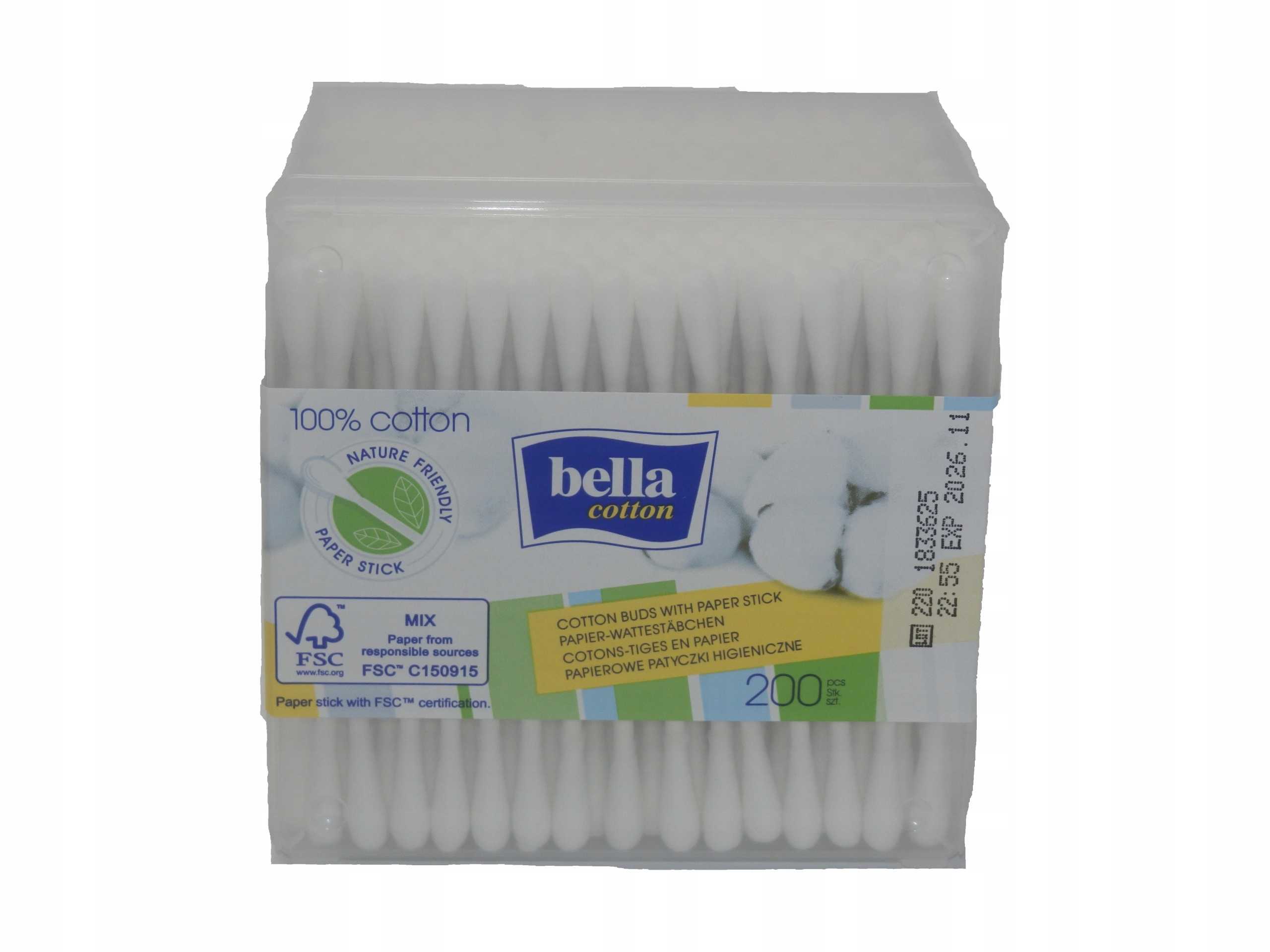 

Bella Cotton patyczki higieniczne pudełko 200szt