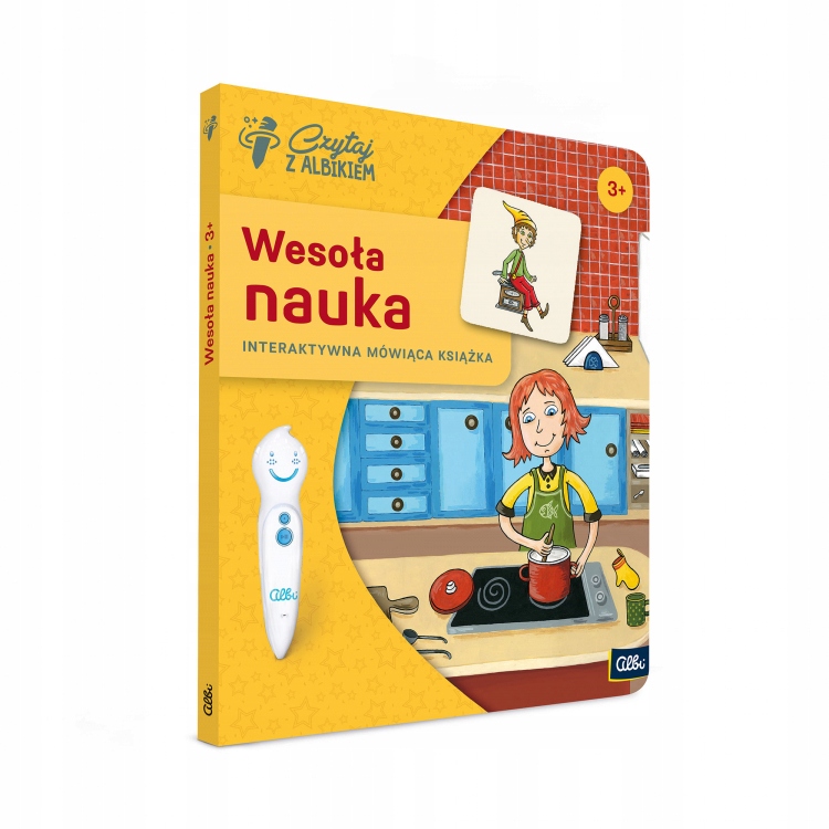 ALBI CZYTAJ Z ALBIKIEM WESOŁA NAUKA INTERAKTYWNA MÓWIĄCA KSIĄŻKA ALBIK QIA ISBN 9788088403203