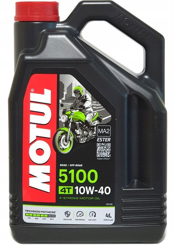 

Olej Motocyklowy Motul 5100 10W40 MA2 4L
