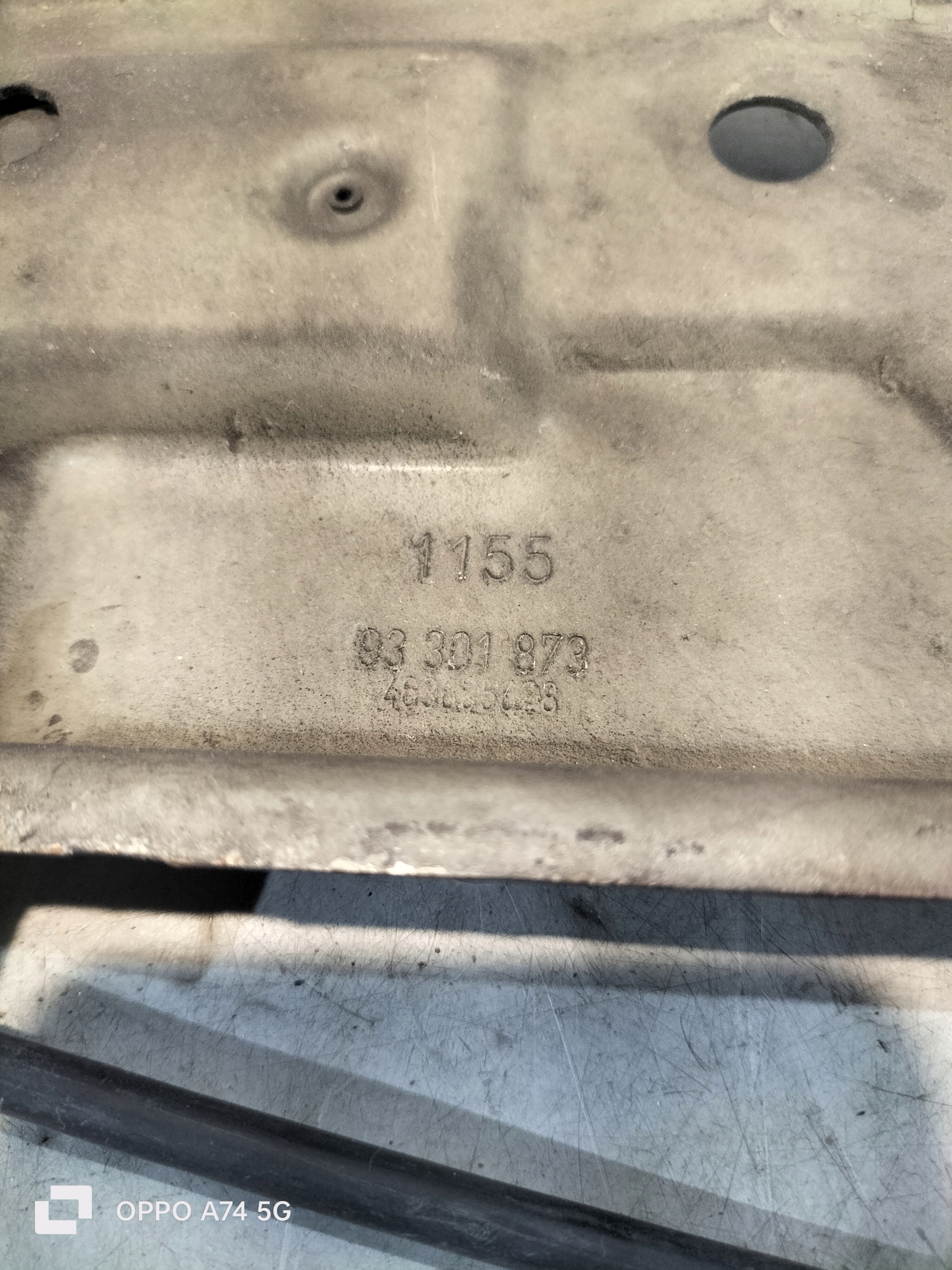 OPEL MERIVA and 1 A 2003 - 2010 pillar CZOLOWOE front body wall 93301873