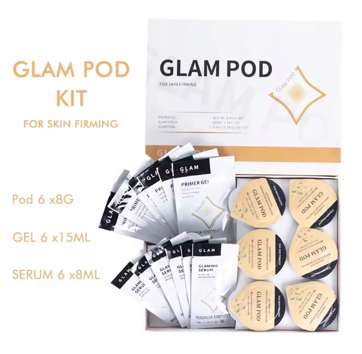 Glam Pod kapsułki do urządzeń typu Geneo, Dot Oxy, Genoxy, Oxygen, Glowskin