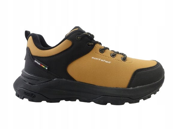 HL221 Trekkingowe Buty Górskie Softshell wodoodporne Memory Foam brązowe 40