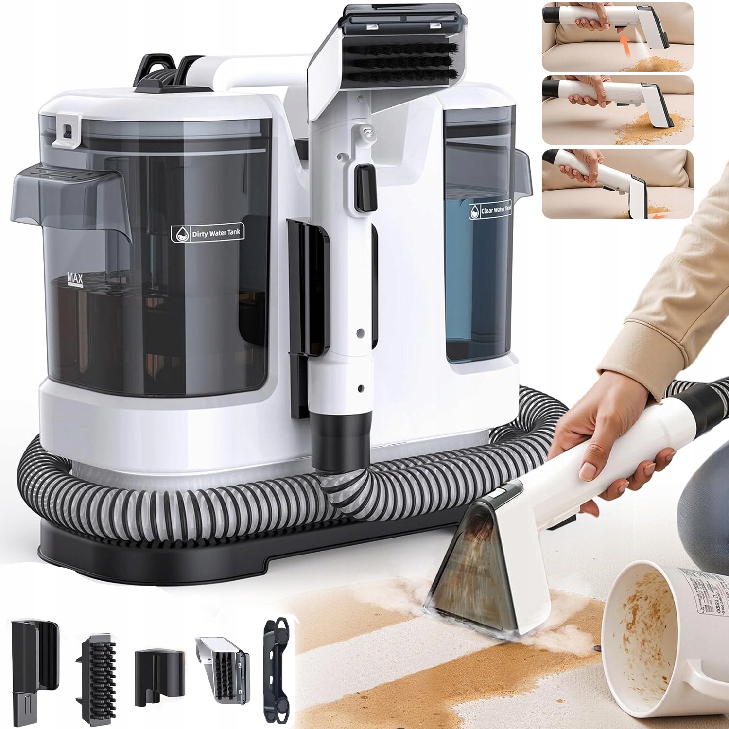 Vysavač Na Čalounění Koberců Matrací Ultrasilný 450W Hadice 1.5M