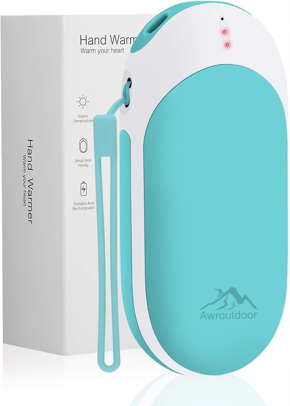 Ohřívač rukou powerbank 9000 mAh 14h Awroutdoor