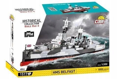 HC WWII OKRĘT HMS BELFAST, COBI 15420038328 - Allegro.pl