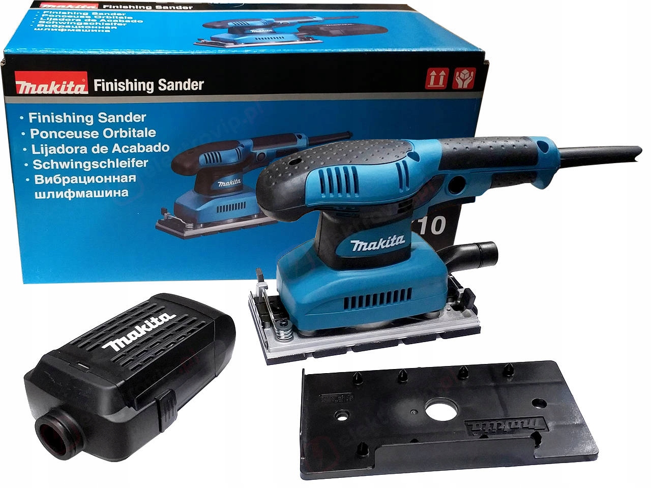 Makita Szlifierka oscylacyjna sieciowa prostokątna 190 W BO3710 93x185mm