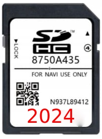 Navigační Mapa Paměťová Karta Sd Citroen C4 Aircross C-11 2025 Evropa