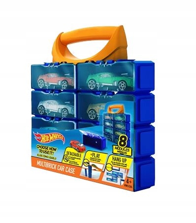 Hot Wheels: Walizka na 8 samochodów