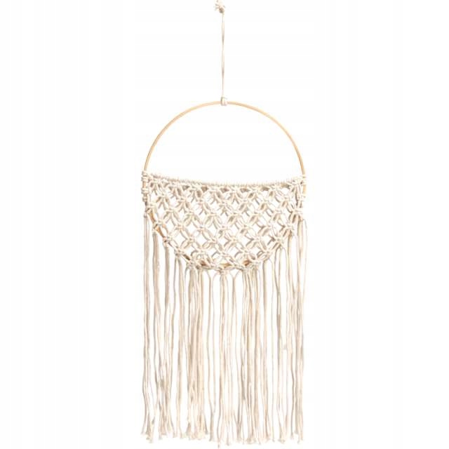 makrama Boho ozdoba wisząca sznurki 52 cm