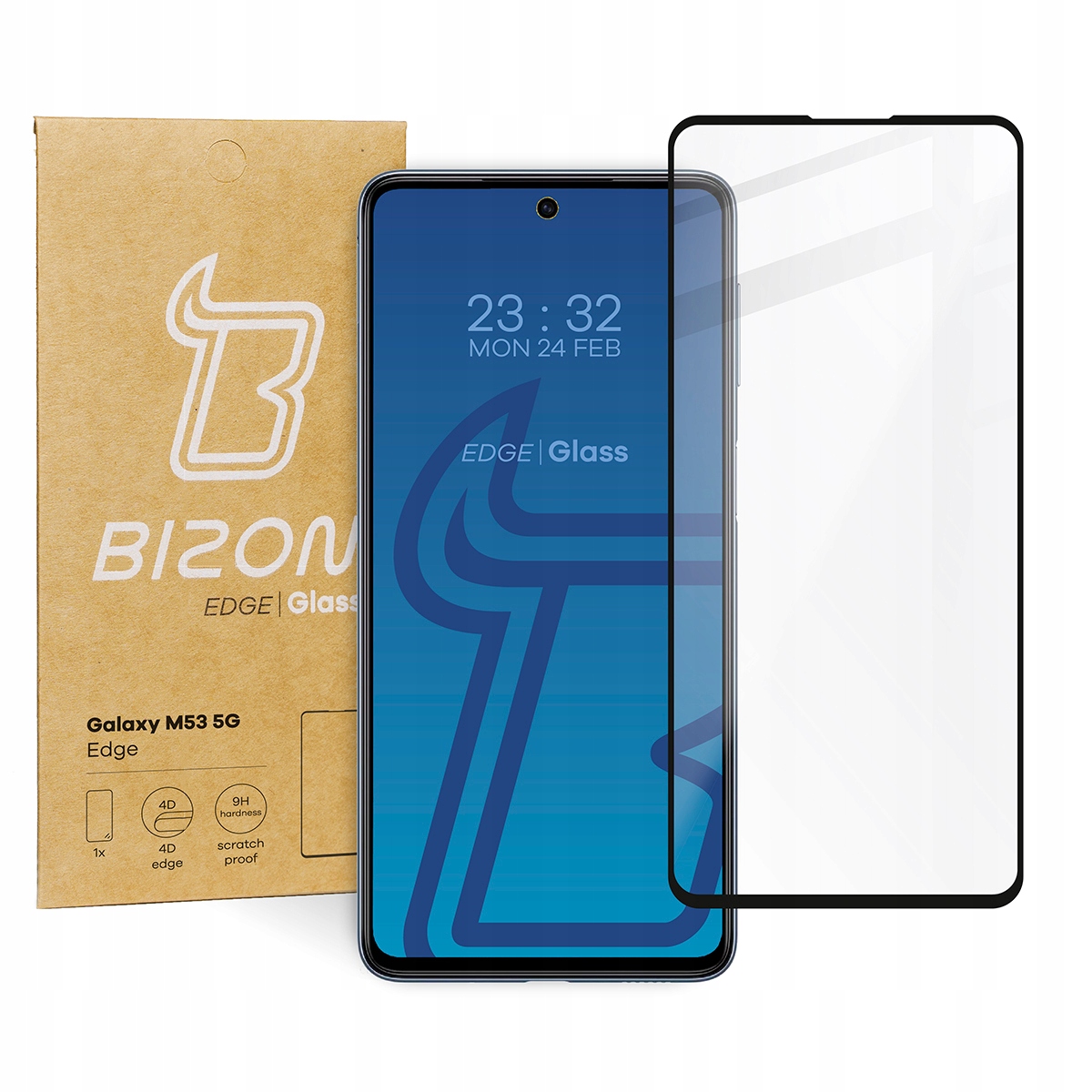 

Szkło hartowane Bizon Edge do Galaxy M53 5G szybka