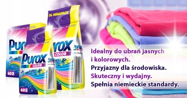 PROSZEK PUROX KOLOR 10KG Waga 10 kg