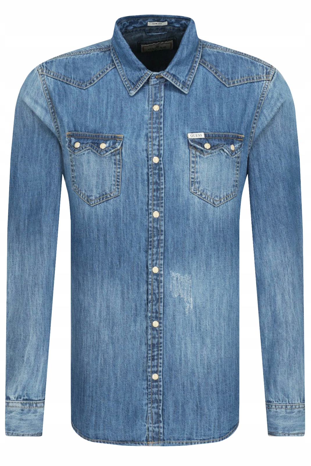 

Guess Jeans Koszula M Connor Slim Fit denim M0BH01