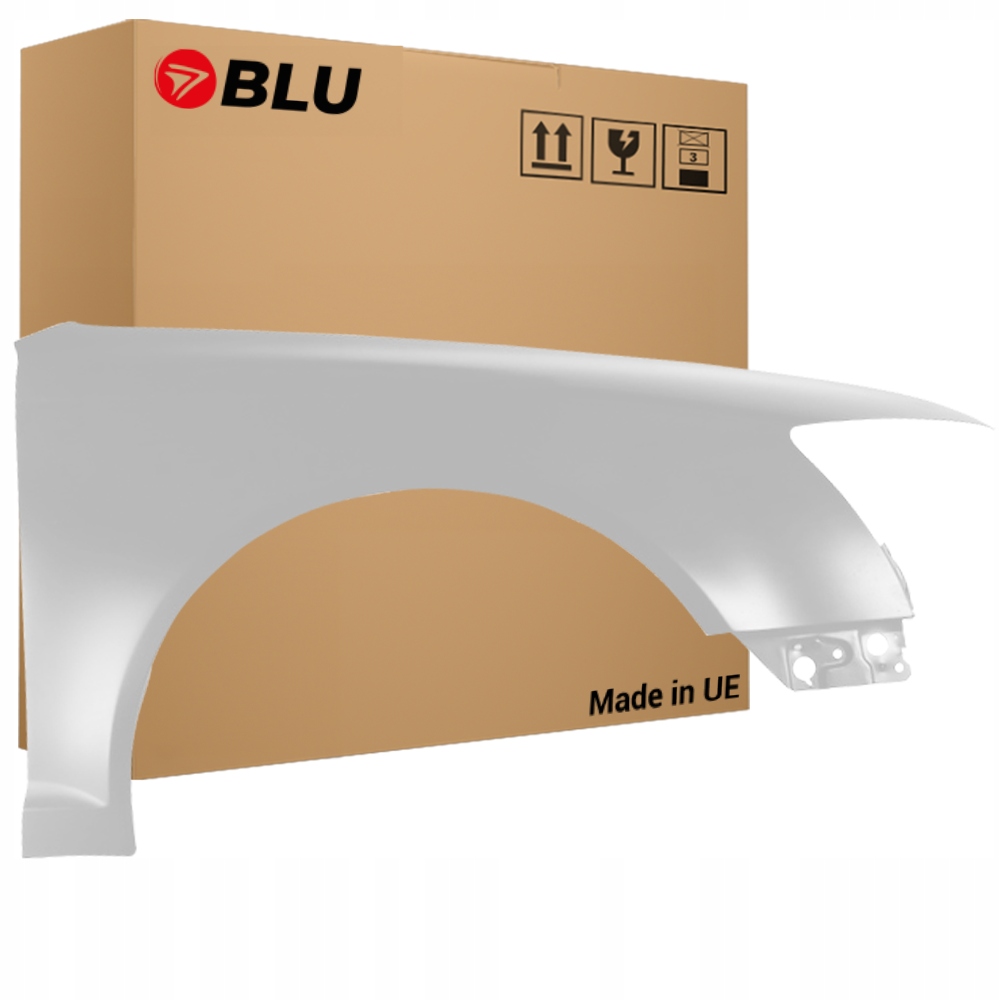 Blu Blatník Audi A6 C6 Lift LY9C pravý bílý 08-11 přední IbisWeiss