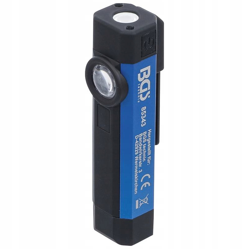 Ruční, dílenská Uv hliníková lampa 2,5 W, Bgs 85343