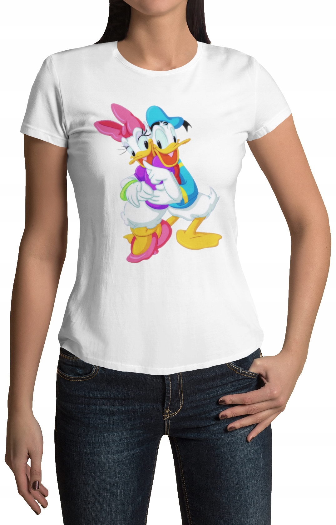 

Koszulka Damska T-shirt S Kaczor Donald I Daisy