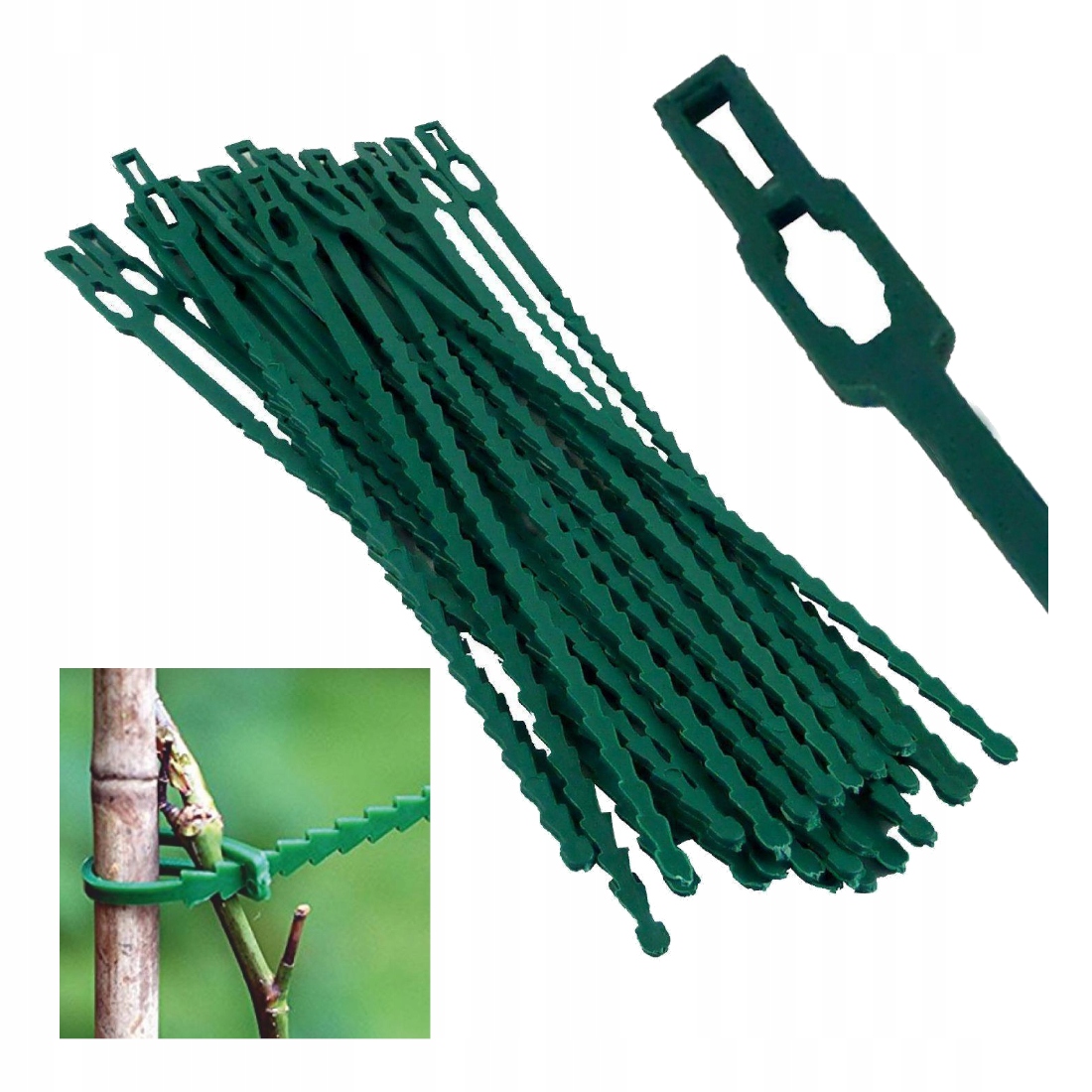 

Spinki Opaski Zaciskowe Do Roślin Ogrodowe 60 szt.