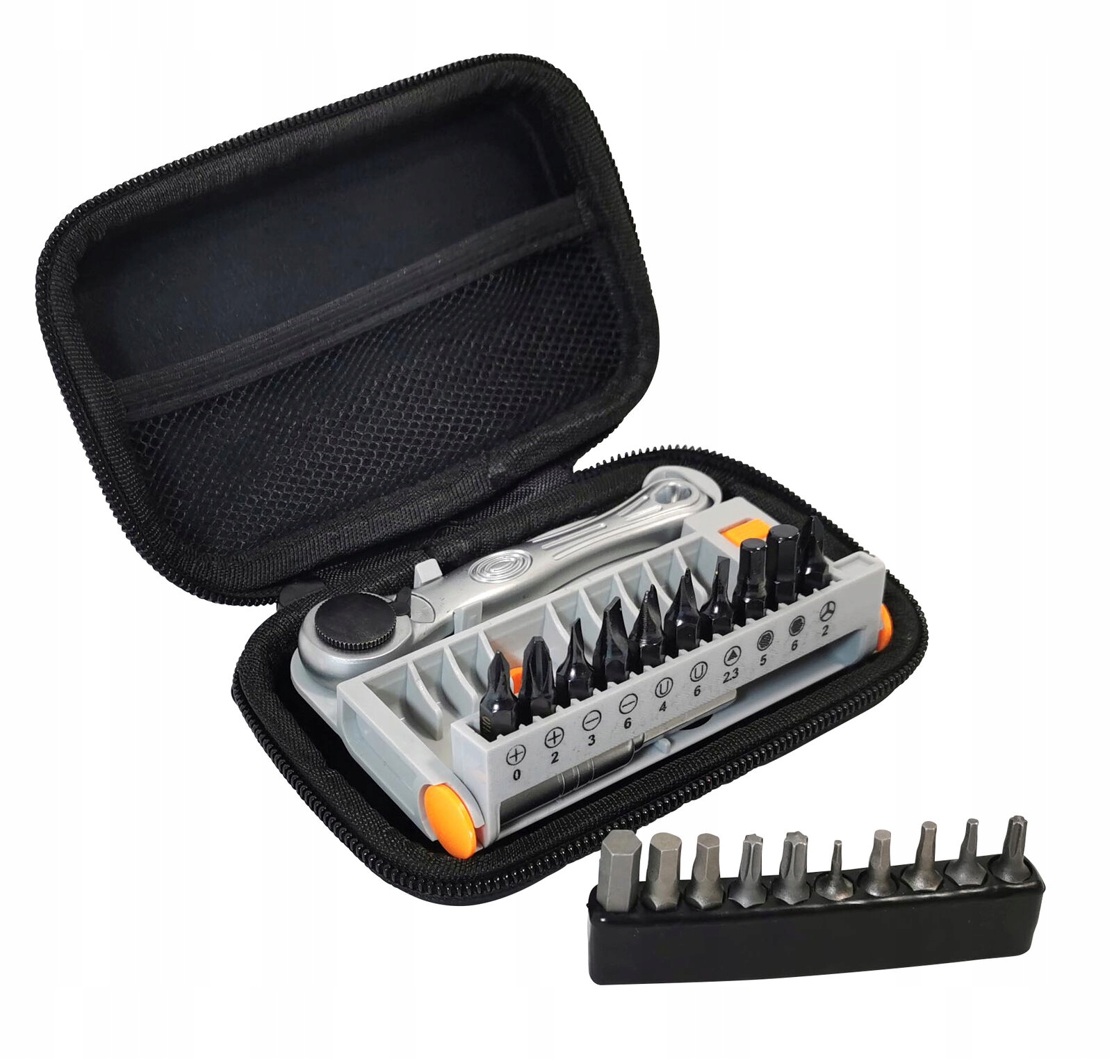 Red Loon podręczny zestaw bitów z grzechotką multitool w Futerale
