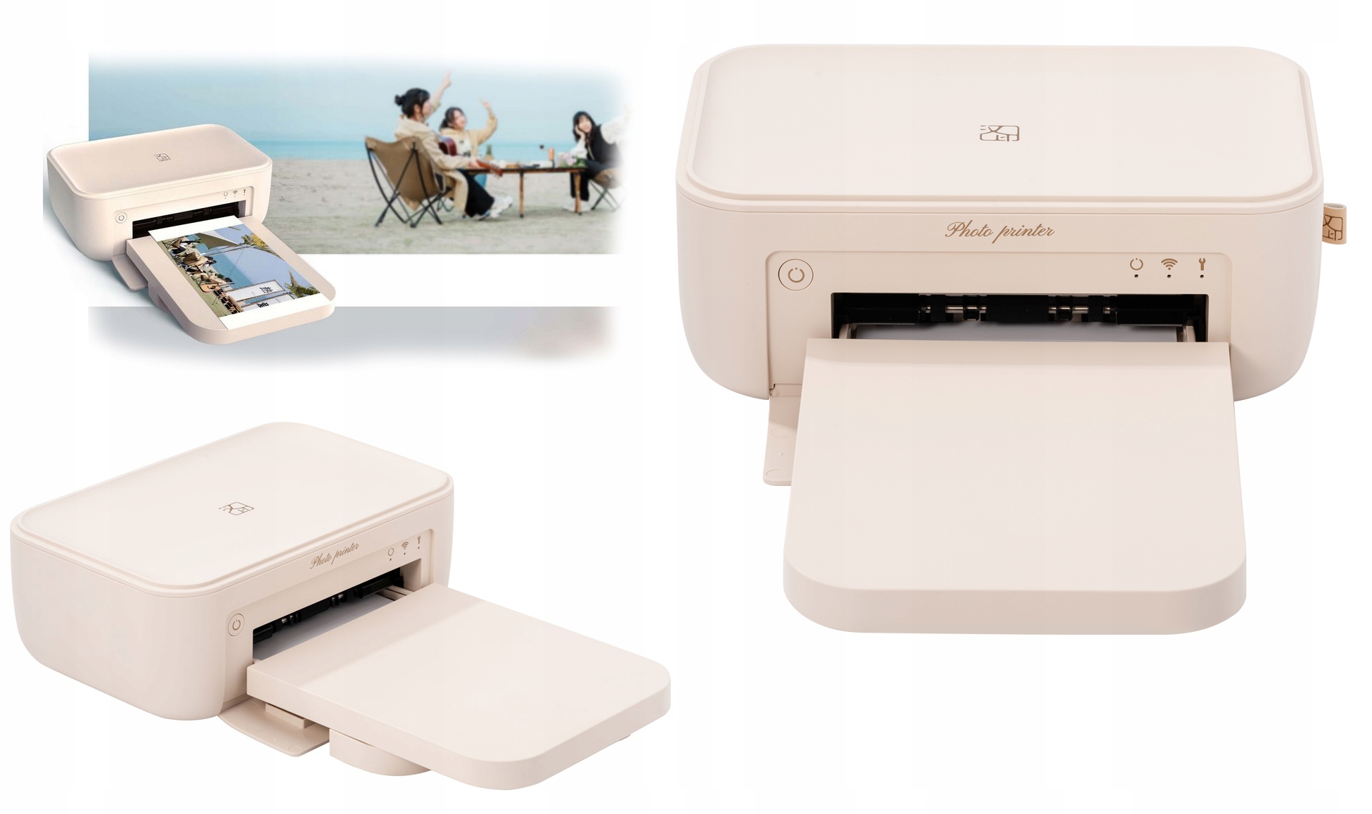 Bluetooth tlačiareň Hanin CP4100 Tlač fotografií 10x15 cm 300 Dpi za 80 s kazety