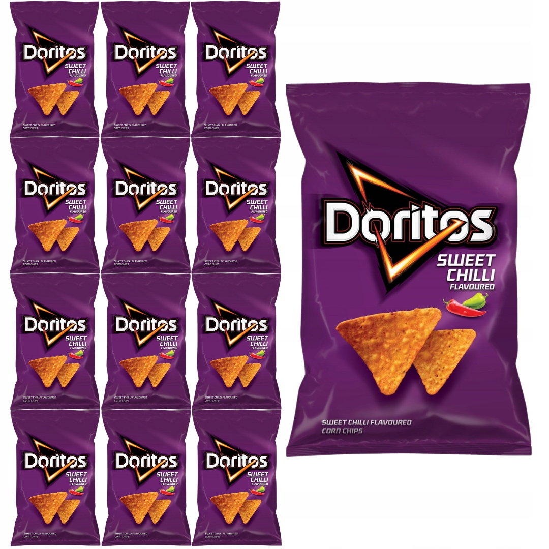 Levně Doritos Chipsy s příchutí sladkého chilli 100 g x 14 kusů