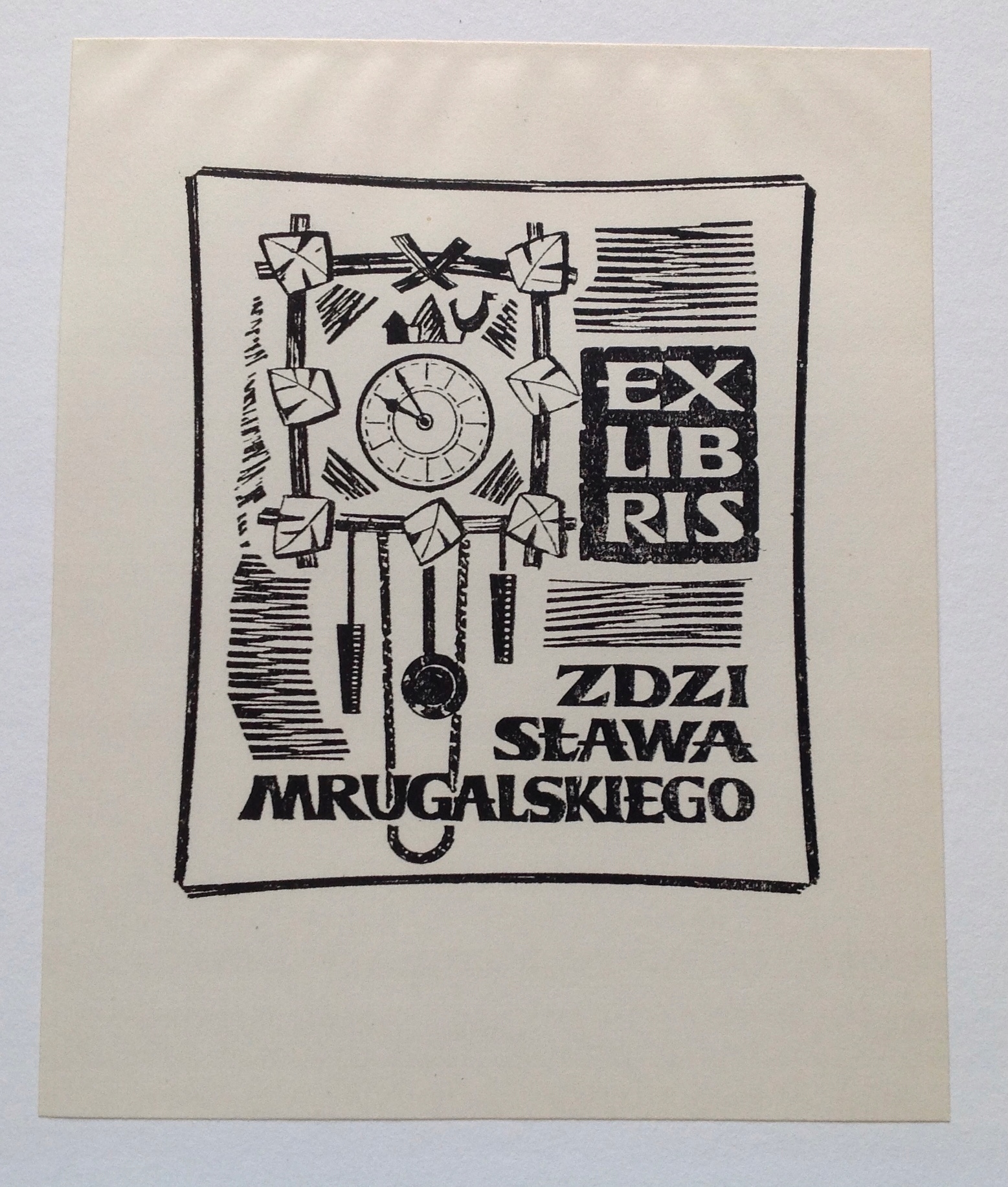 Ex-libris Zdzisława Mrugalskiego