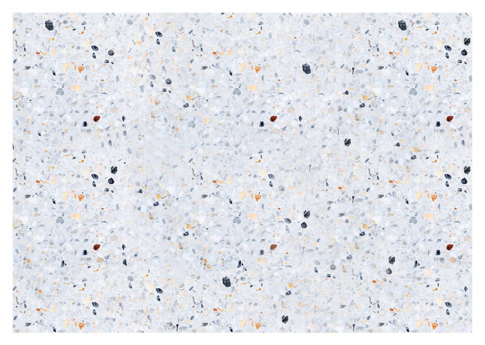 Tapeta Terrazzo Teraco Mozaika Abstrakce Minimalismus Světlo 208x146+lepidlo