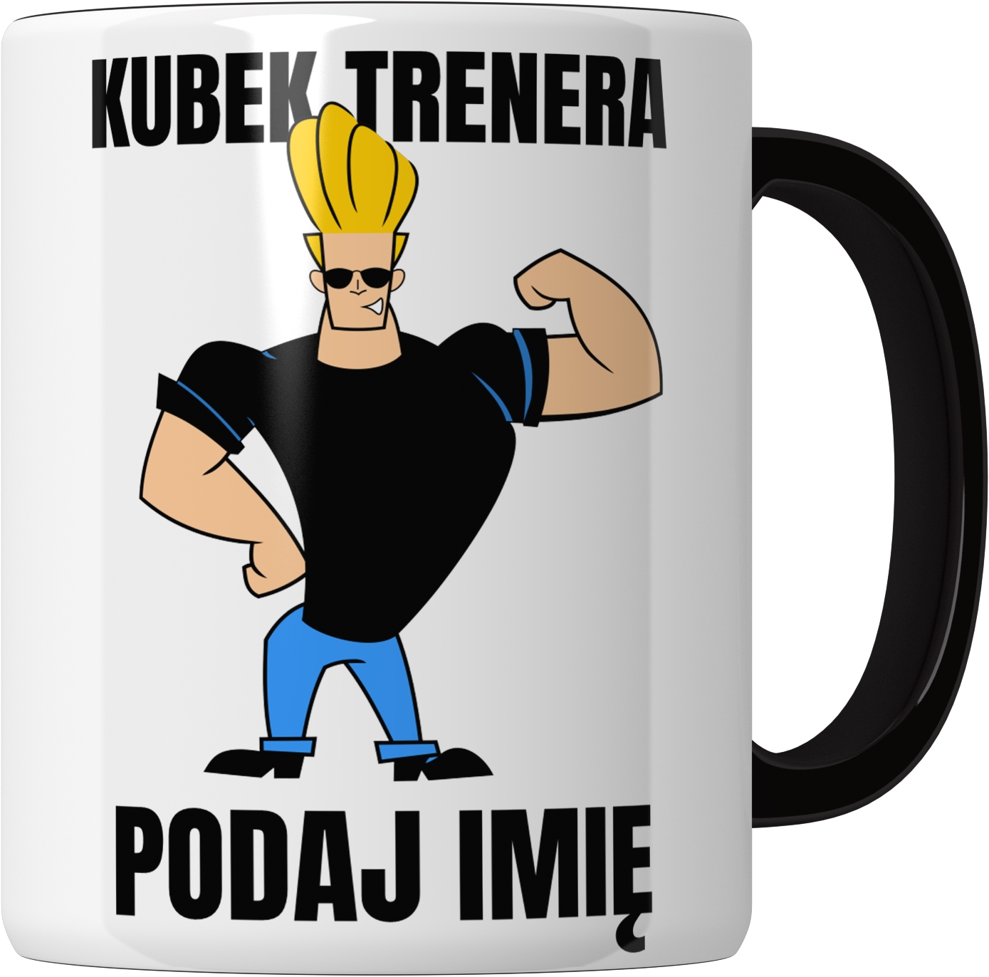 

Kubek Johny Bravo Śmieszny Dla Trenera Dodaj Imię
