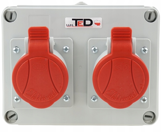 Stavební Rozvaděč Silová Skříň Erbetka 2 X 400V 16A/5P IP44