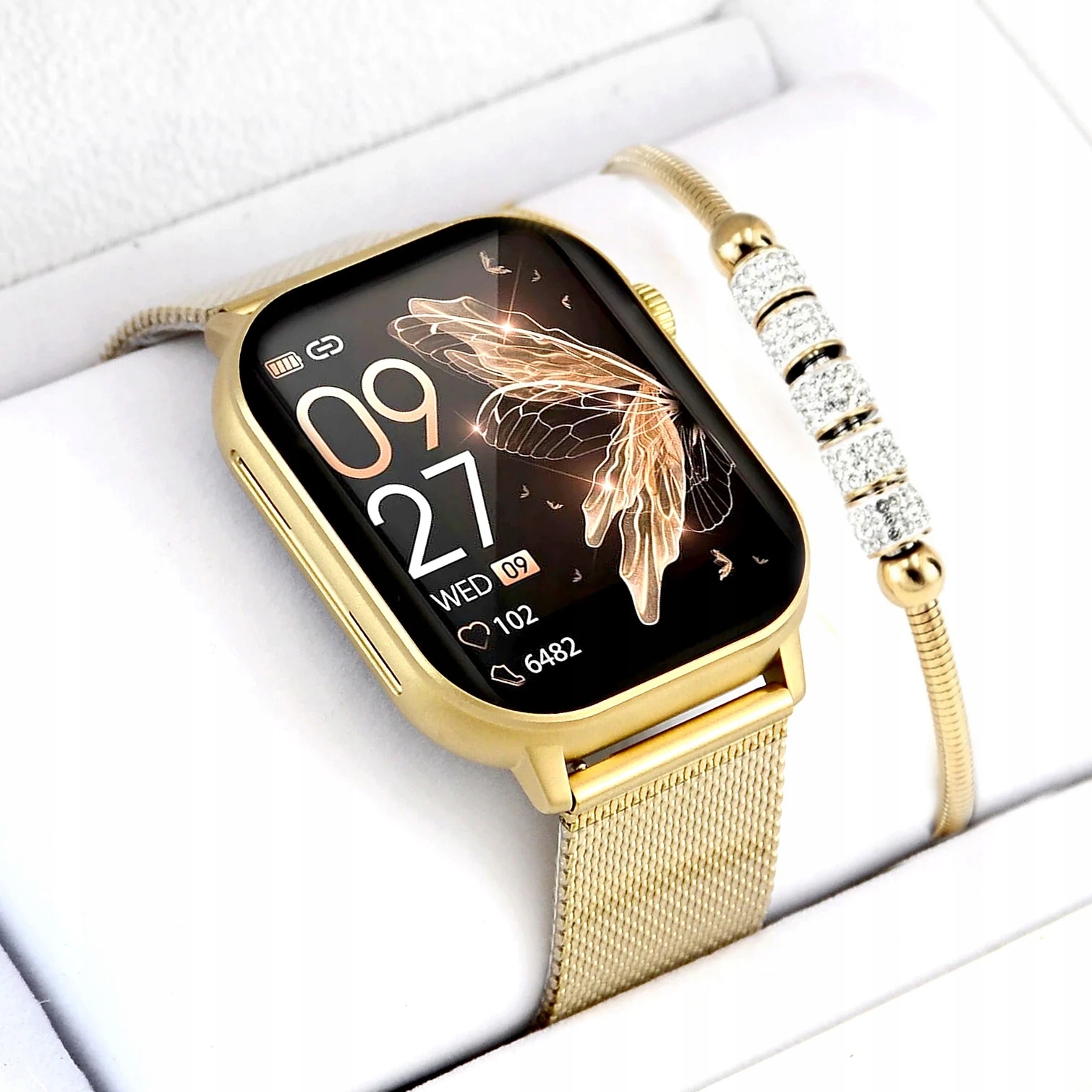 Chytré Hodinky dámské hodinky s náramkem Gravity Příjem Hovorů