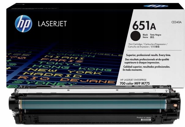 Toner Hp 651A CE340A 13,5 tisíc K Originál Hp Lj Enterprise 700 Color M775