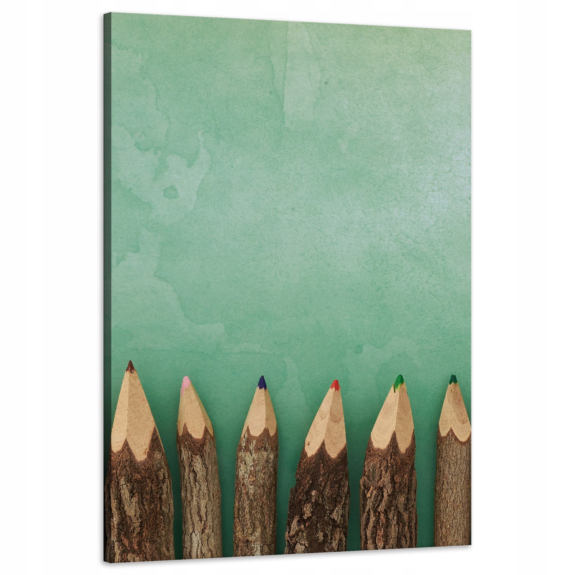 Obraz na plátně Barevné Pastelky Svět plný barev a vybarvení 60x90