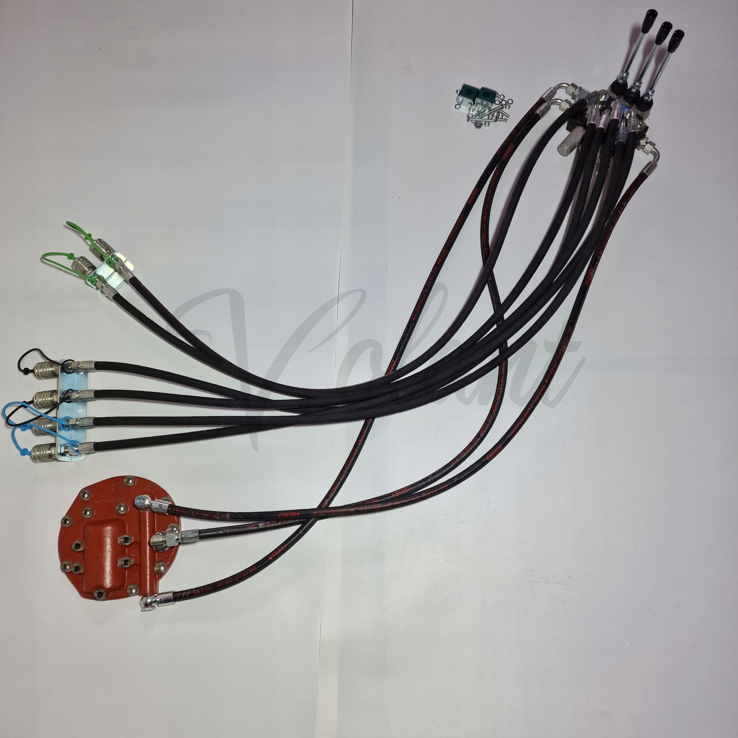 Rozdělovač 3 Sekce Zetor 5211 7211 7045 5245 Hydraulický Kryt Sada