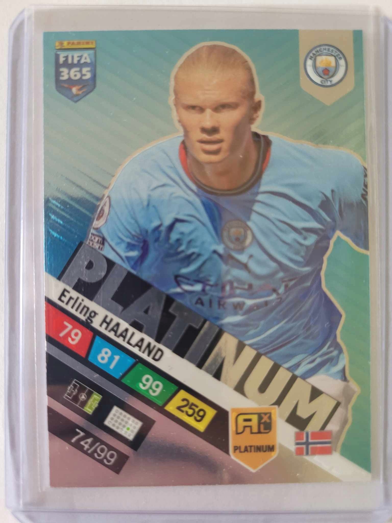 Fifa 365 Platinum Blue Erling Haaland 74/99