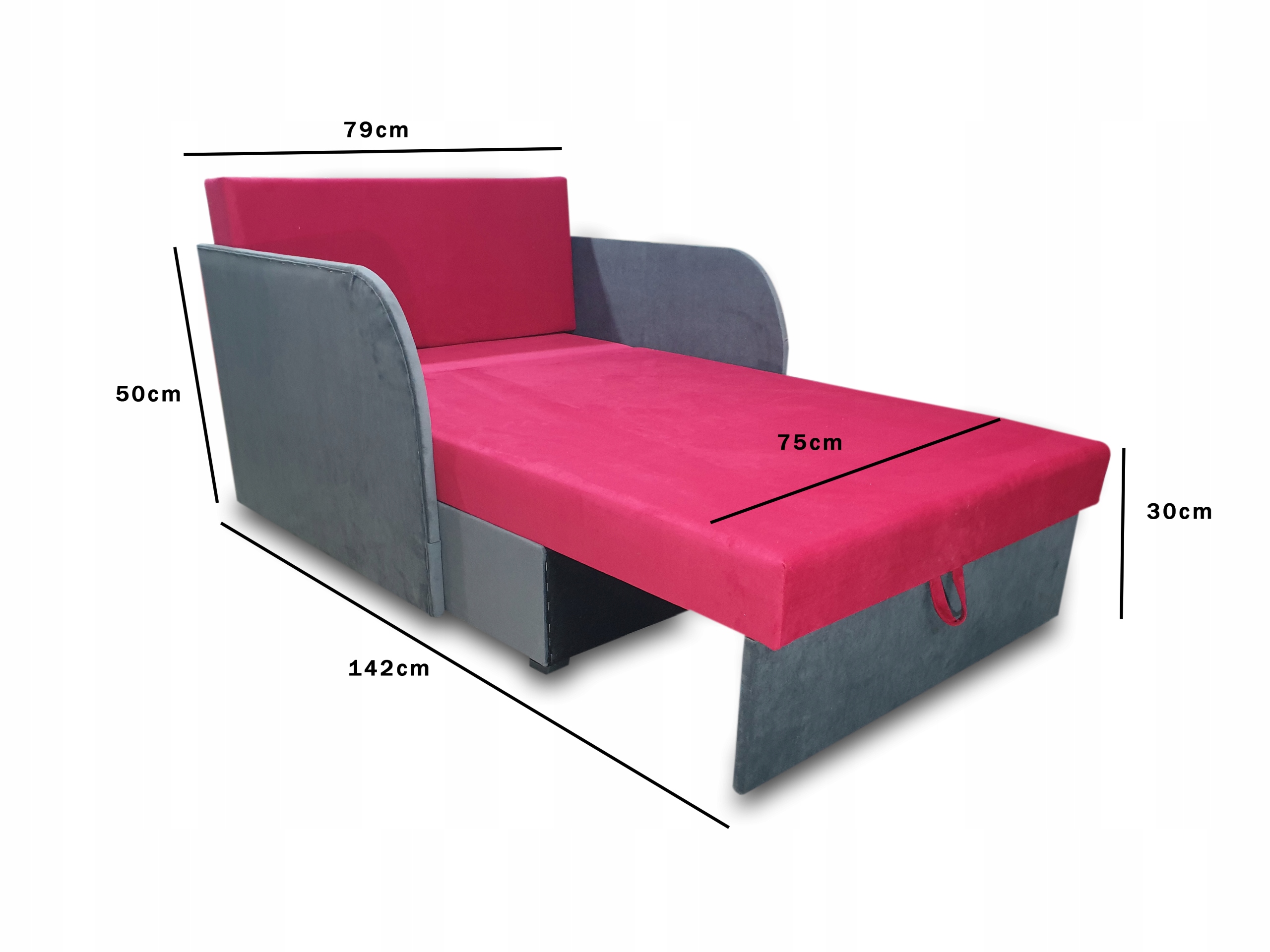 Rozkładany fotel dla dziecka, łóżko dziecięce sofa Płeć chłopcy dziewczynki