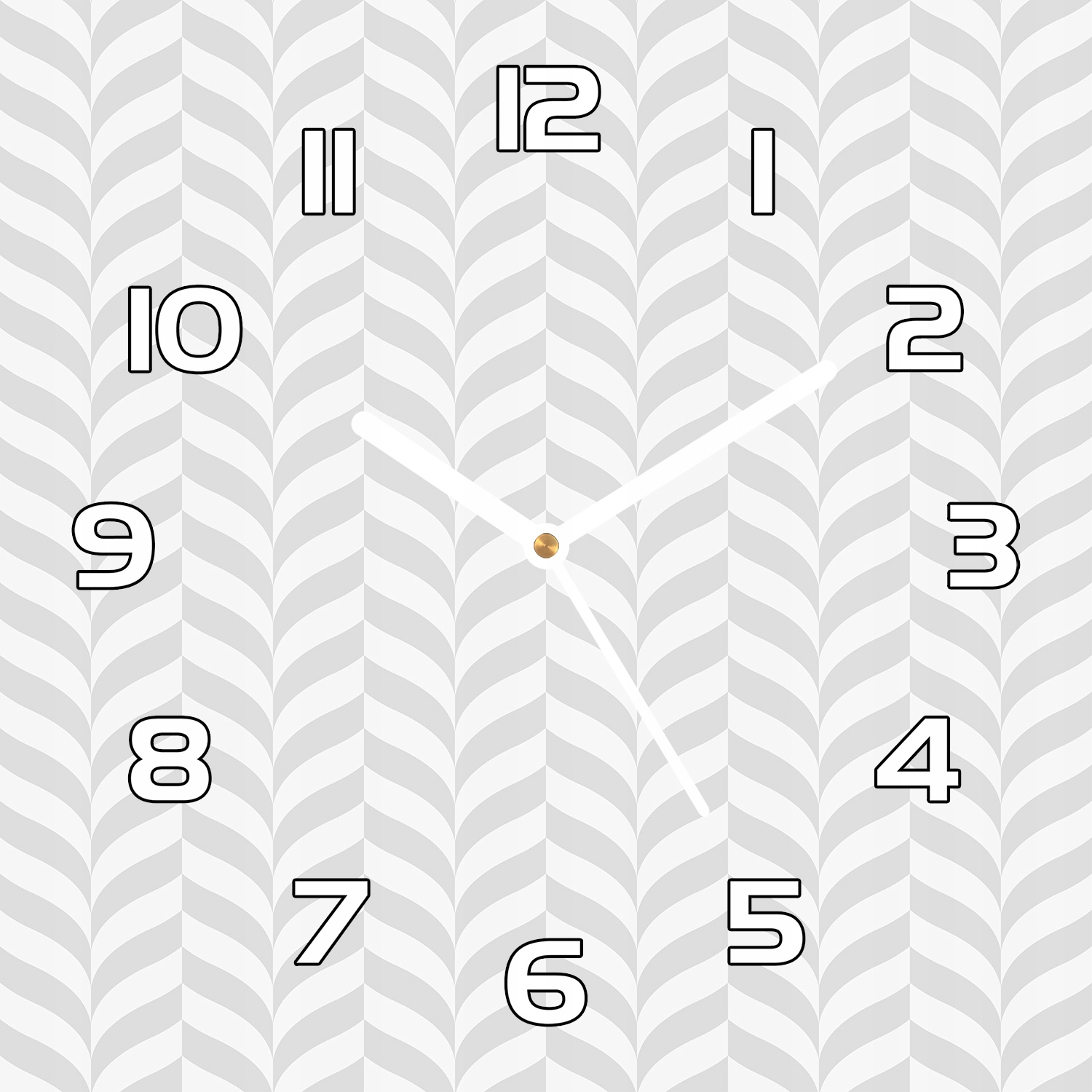 

Ładny zegar na szkle Geometryczny wektor 30x30 cm