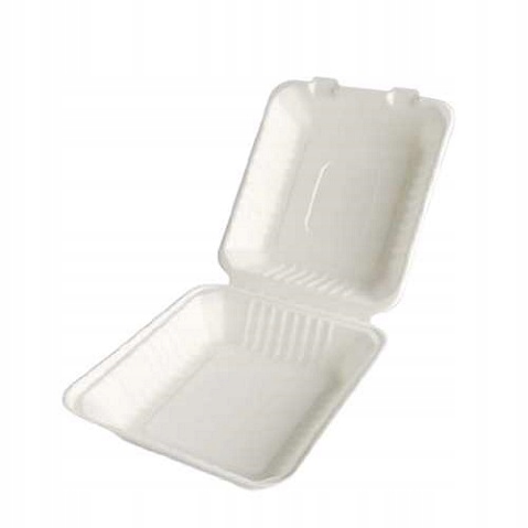 

Opakowanie z trzciny, Eko, Lunch Box 23x23cm, 50x