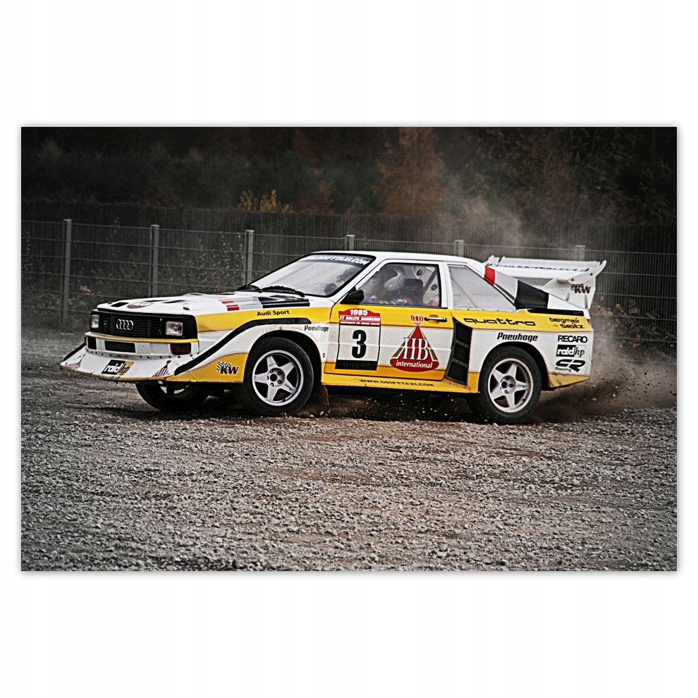 

Plakaty 200x135 Audi Quattro Drift bokiem