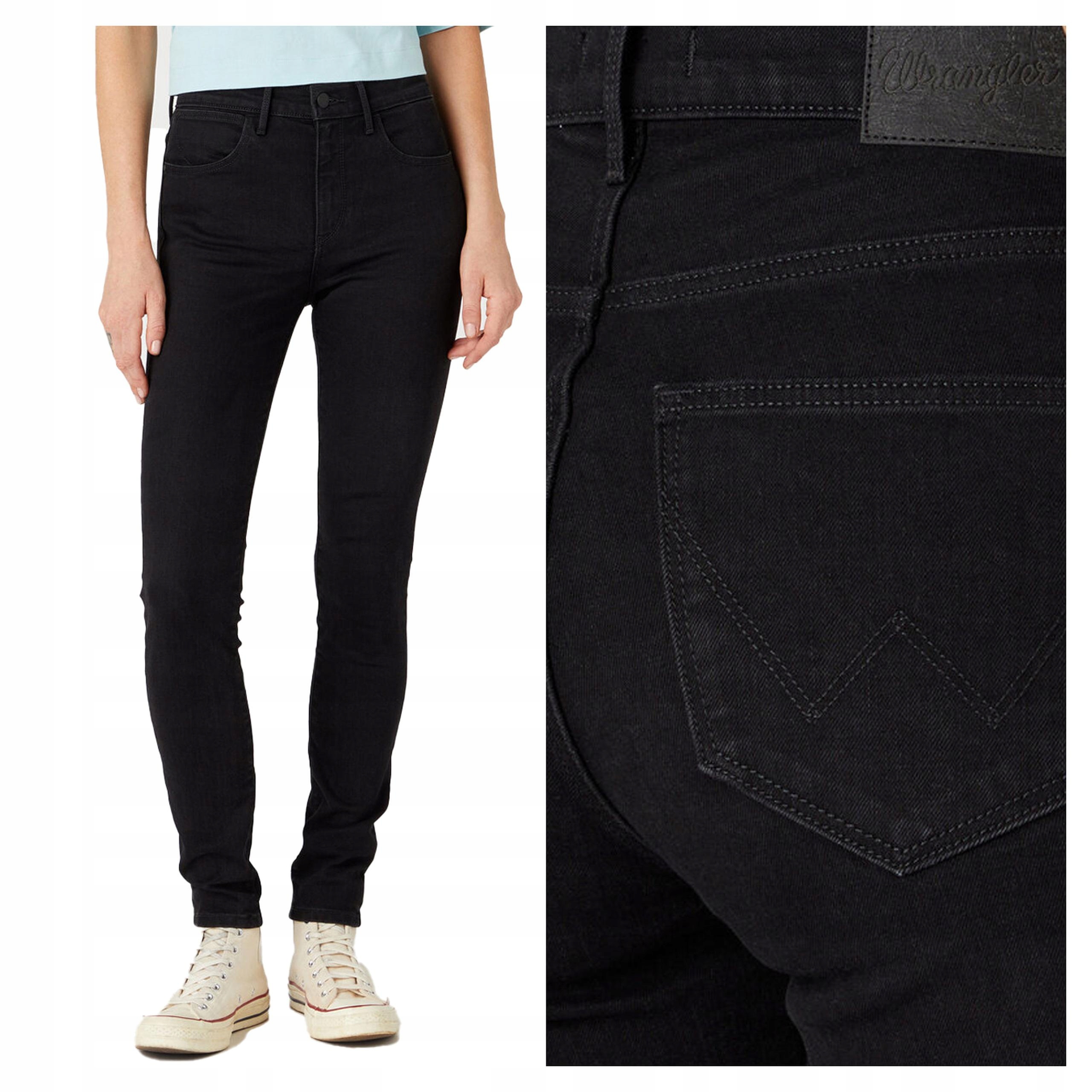 Wrangler High Skinny W27 L30 Dámské džínové kalhoty džíny