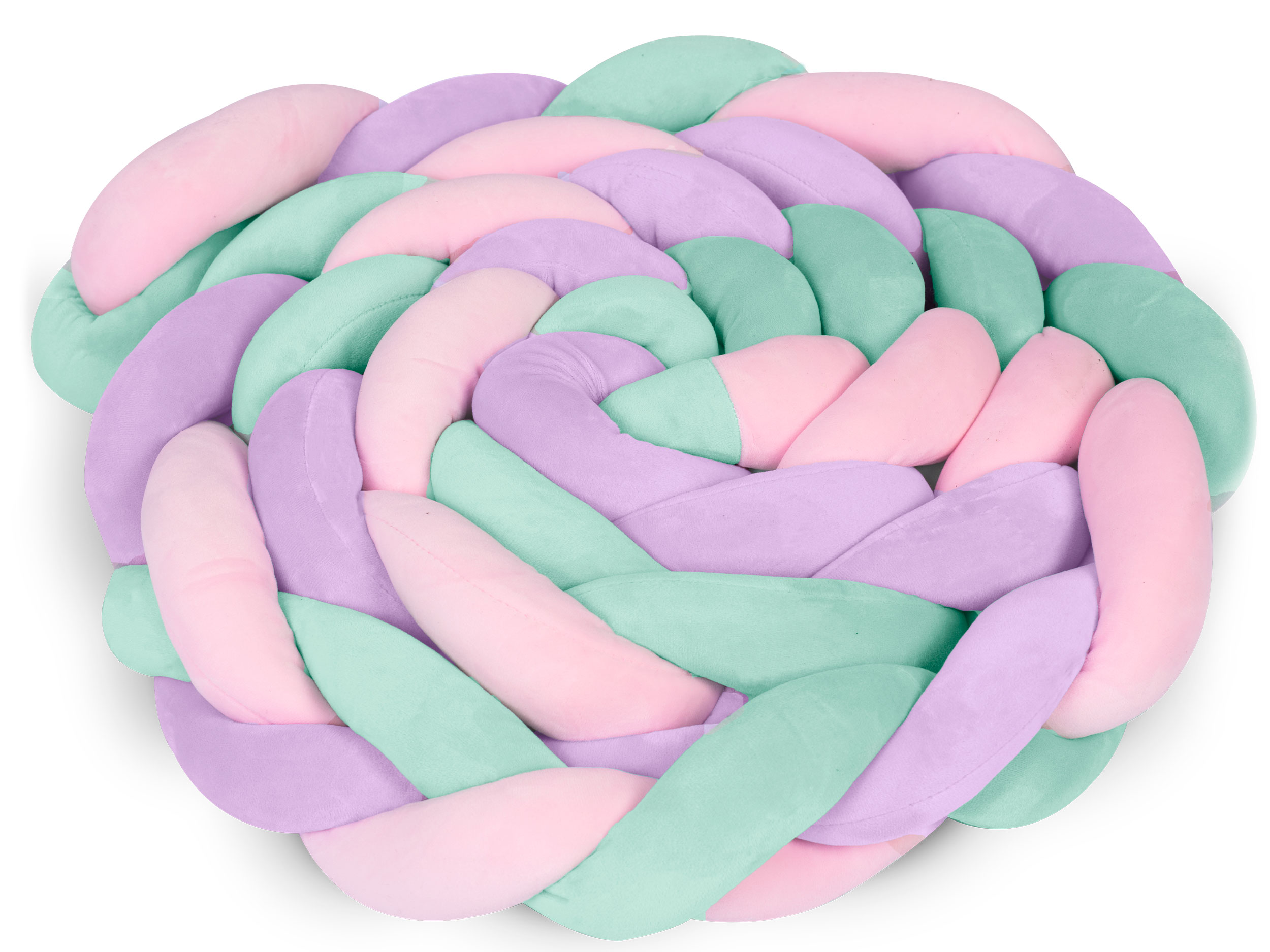 GRUBY OCHRANIACZ DO ŁÓŻECZKA DZIECIĘCEGO WARKOCZ OTULACZ PLECIONY 3m XL Marka RicoKids