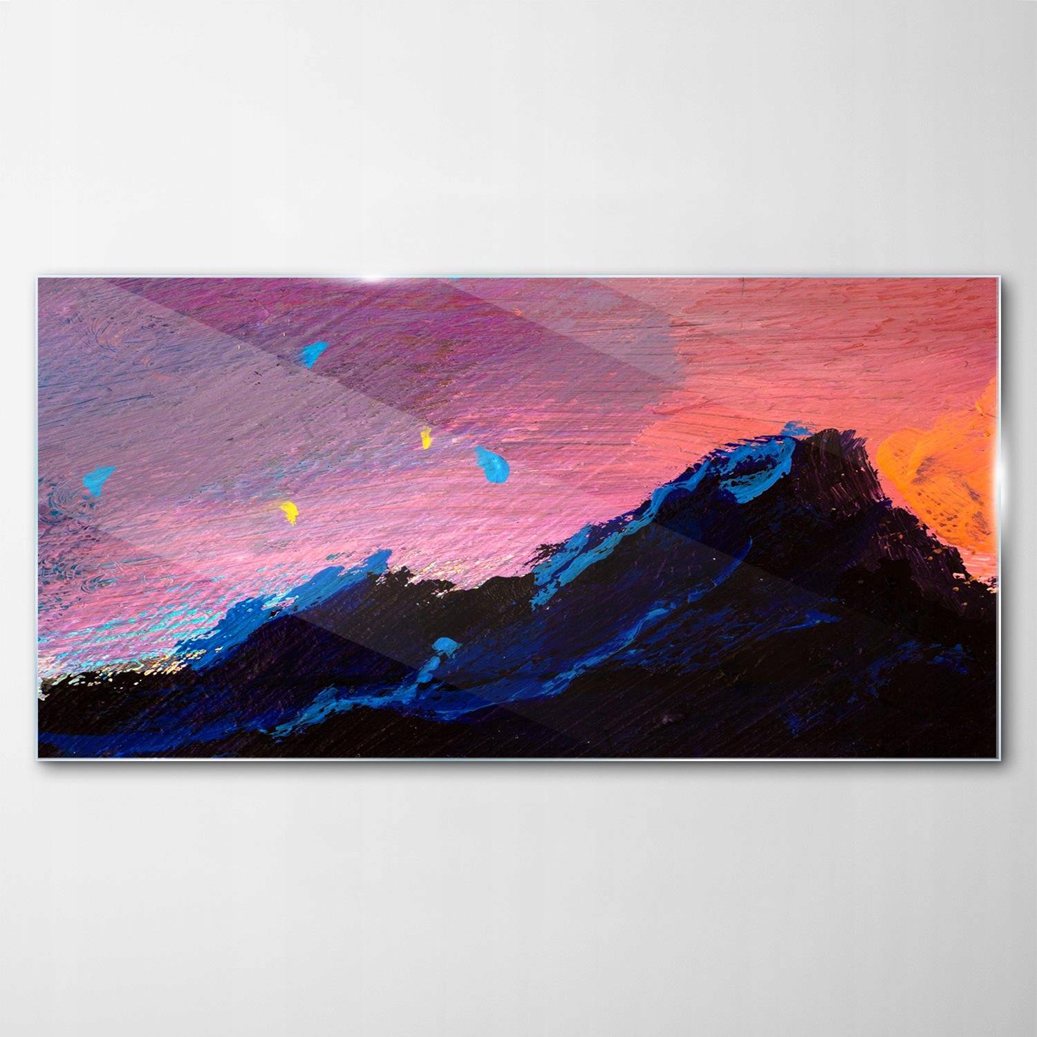 

Obraz Szklany Dekor Noc Góry Wschód Słońca 120x60