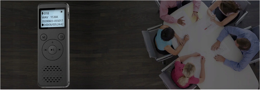 Dyktafon szpiegowski cyfrowy dziennikarski 1536Kbps 8GB detekcja DVR-818 Aktywacja nagrywania głosem tak