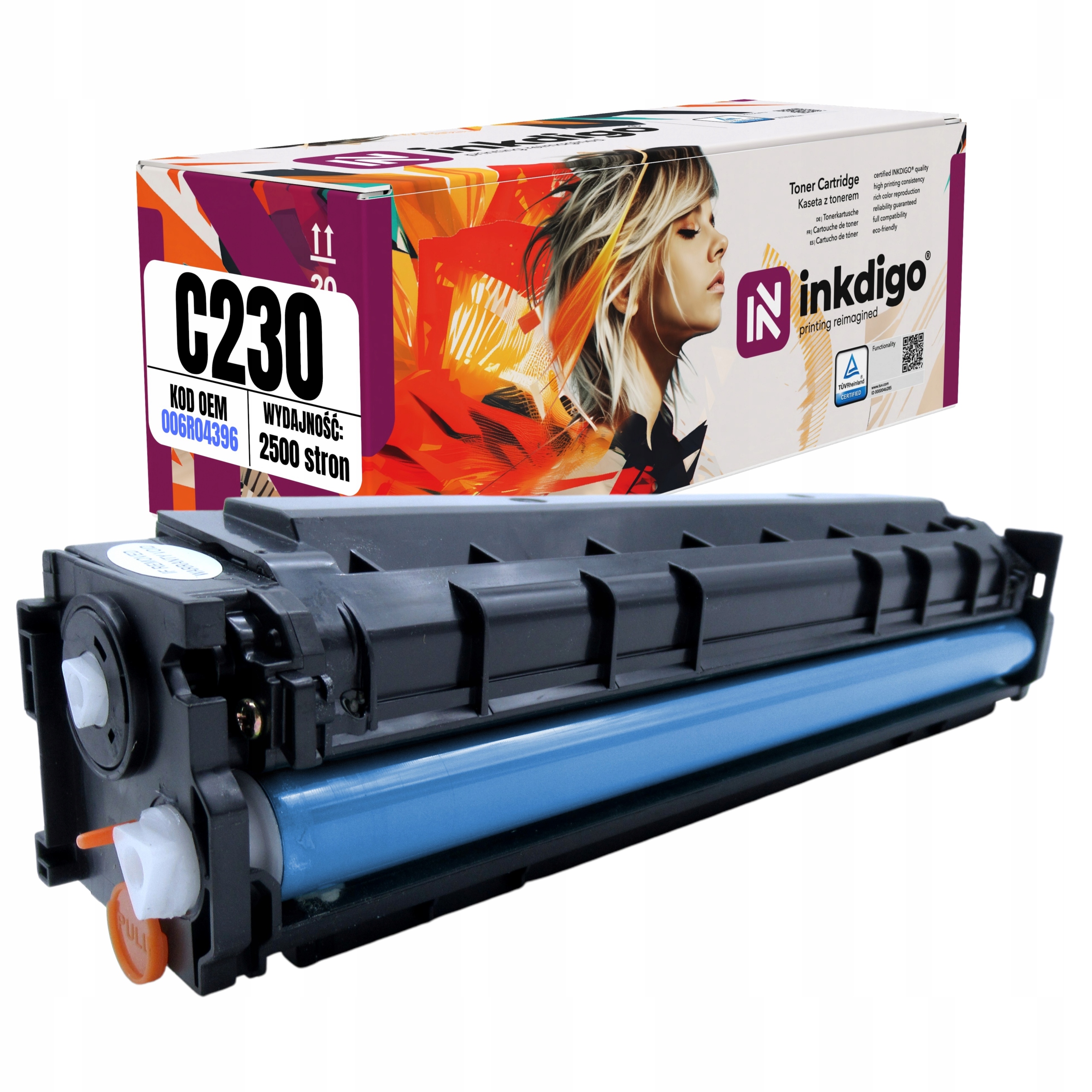 Toner pro Xerox C230 C235 nová náhrada 006R04396 Cyan 3000 stran čipu