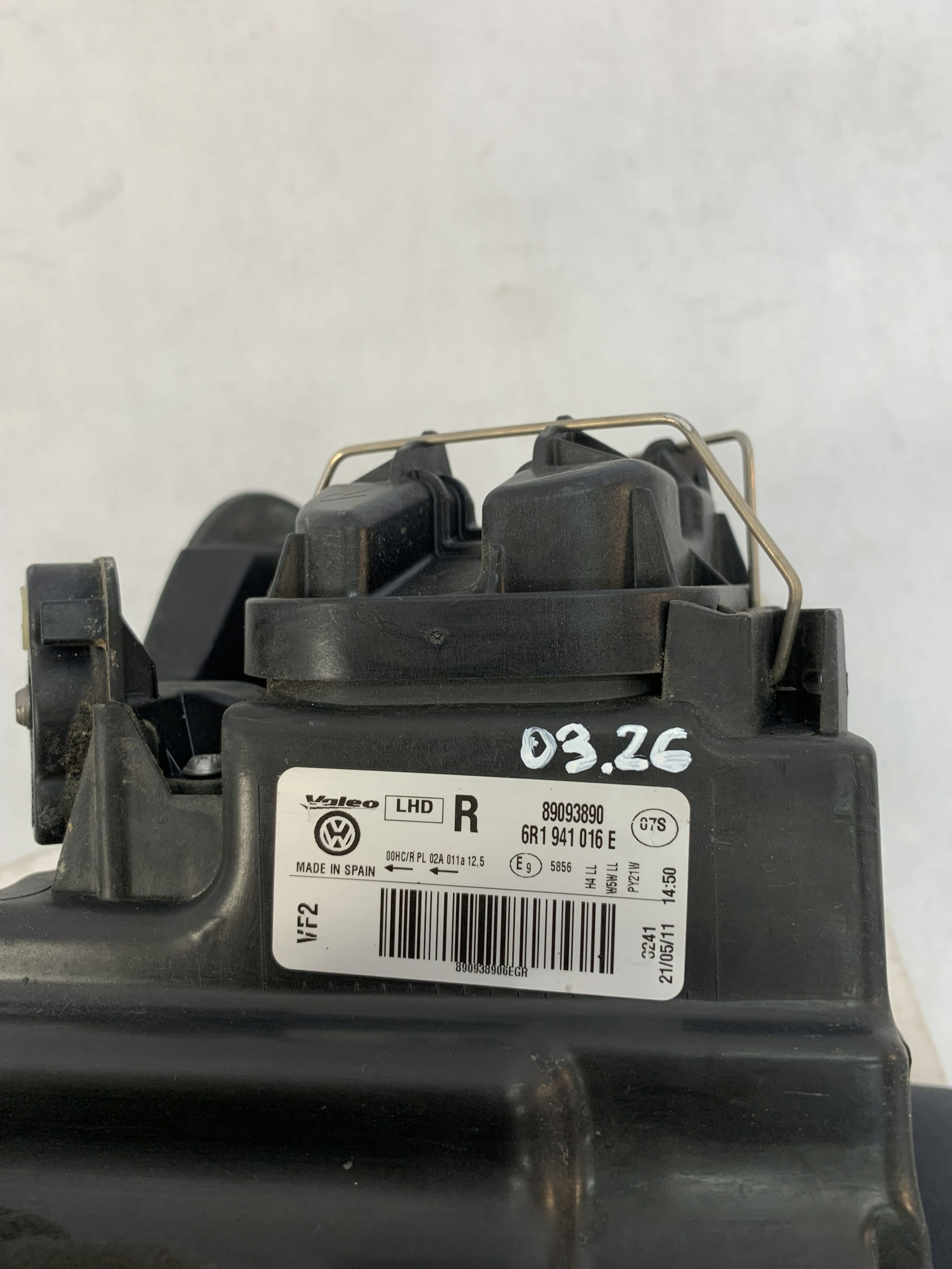 Reflektor light front right Volkswagen VW Polo 08-14r 6R1941016E 03.26