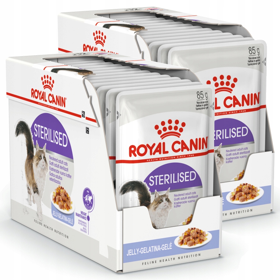 Levně Royal Canin Sterilised v želé 24x85g Vlhké Krmivo Sterilizované kočky